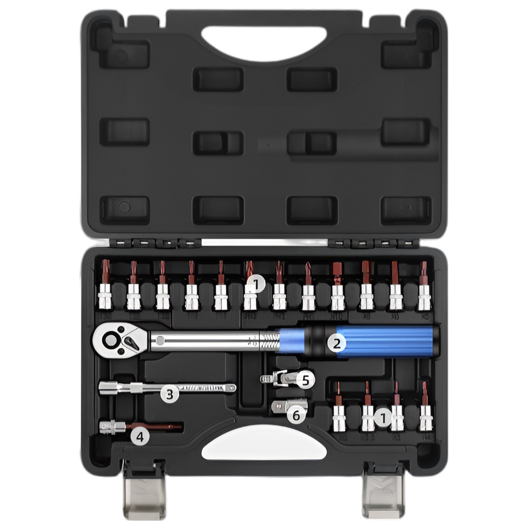 스톰가드 1/4" 토크렌치 2-24Nm 자전거 정비 21PCS, 1개 43,900원