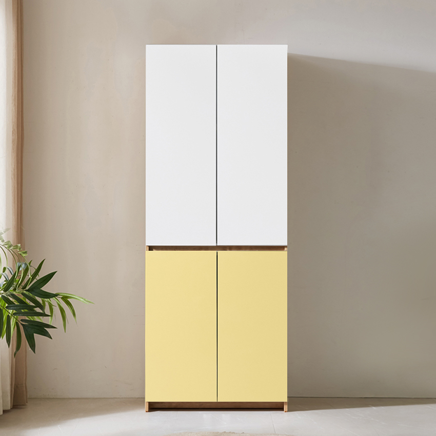 600 홈카페 오크수납장 냉장고도어장 (옐로우), 옐로우 233,000원