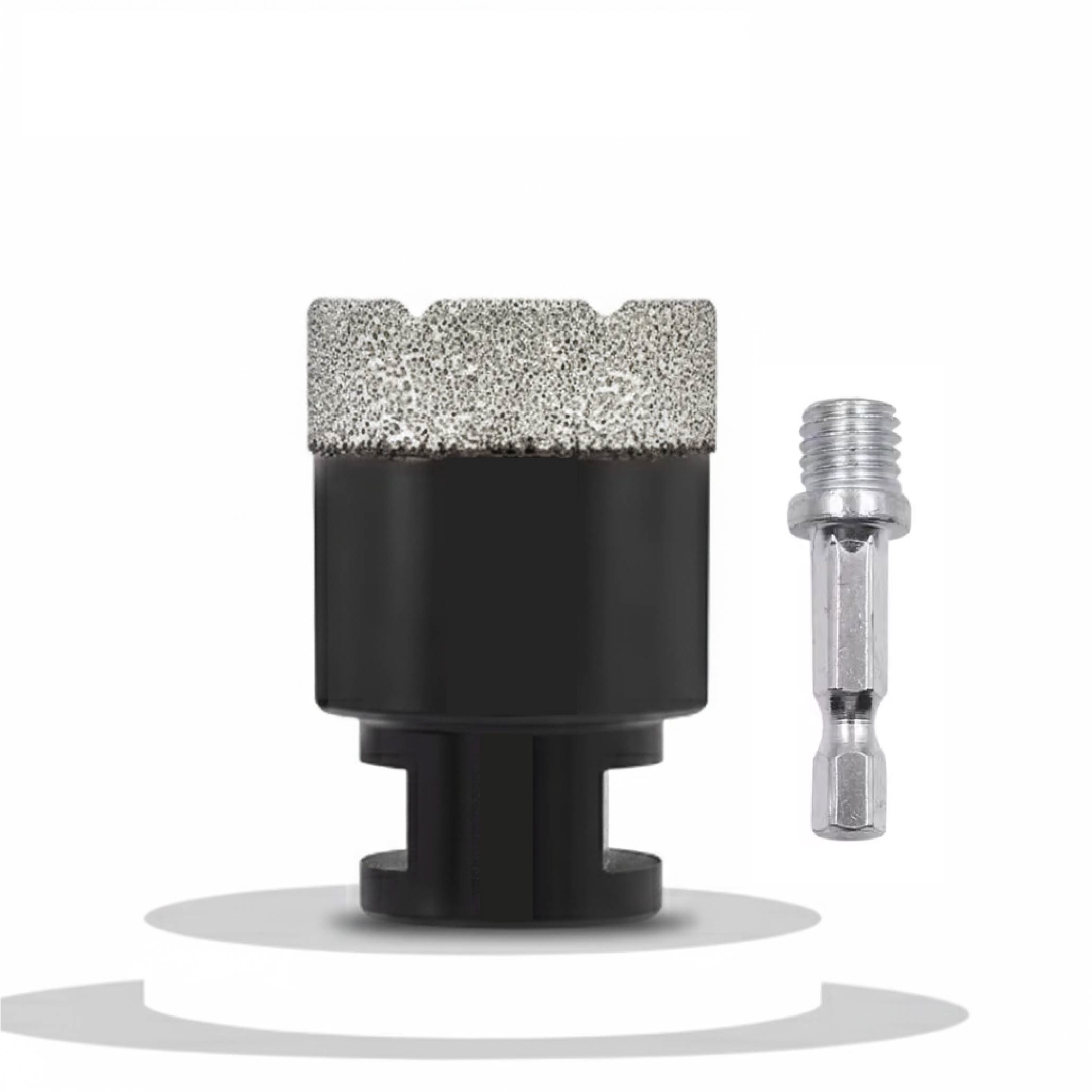 플로메리아 고강도 다이아몬드 홀쏘 40mm M10 그라인더용 융착 코어 비트 포세린 대리석 타일 도자기 구멍 기리 유리 홀커터 홀소, 1세트 30,900원