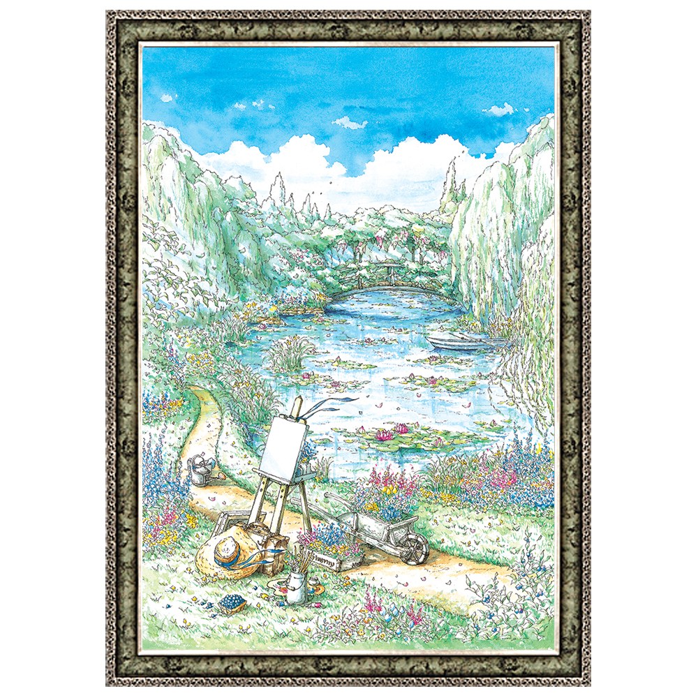 2000피스 직소퍼즐 신야 우찌다 모네의 정원 미니조각 (액자옵션선택) PK2000-7205 55,800원