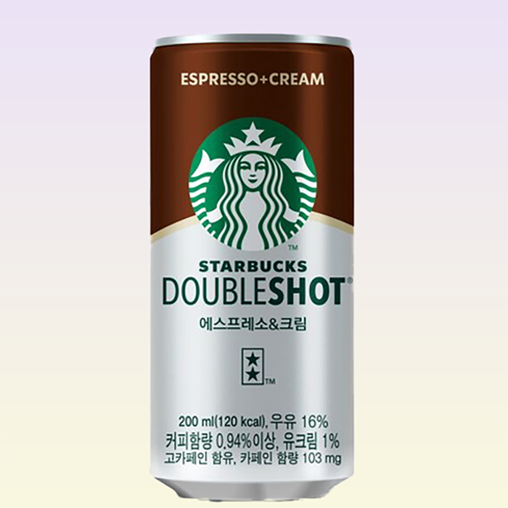 스타벅스 더블샷 에스프레소&크림 커피 19,500원