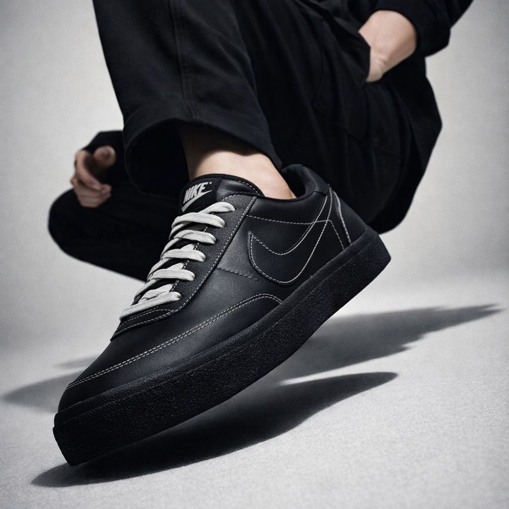 나이키 킬샷2 레더 검정 스니커즈 남자 운동화 단화 HeroRabbit 신발끈클립증정 92,800원