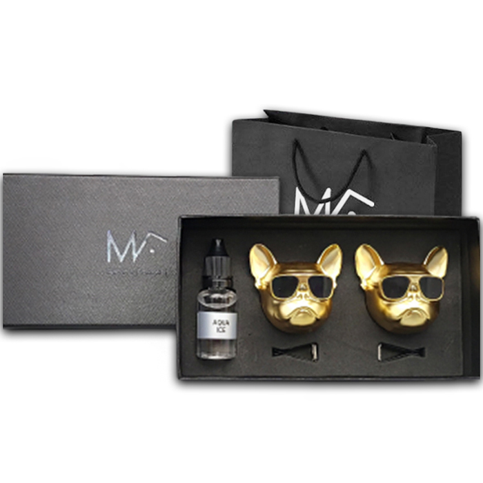 엠퓨처 차량용 불독 매트골드 방향제 2p + 오일솜 2p + 3cm 클립 2p + 오일 + 박스 + 쇼핑백 세트 22,190원