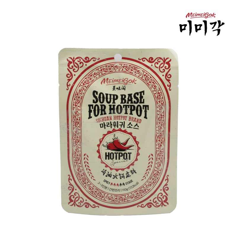 미미각 마라훠궈 소스, 4개, 110g 7,290원