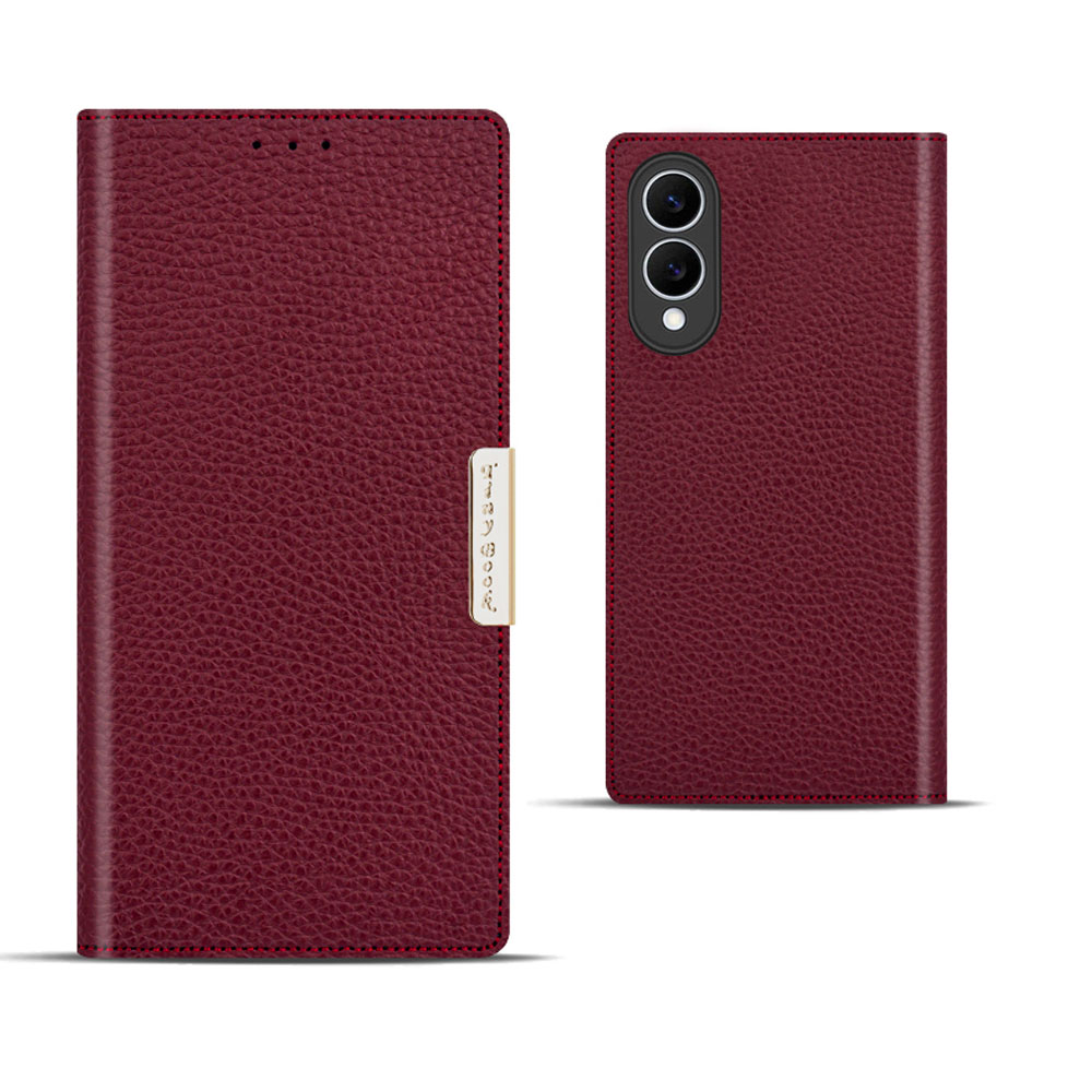 갤럭시S25엣지 - 오플레더락 천연소가죽 마그네틱 플립 케이스 28,800원