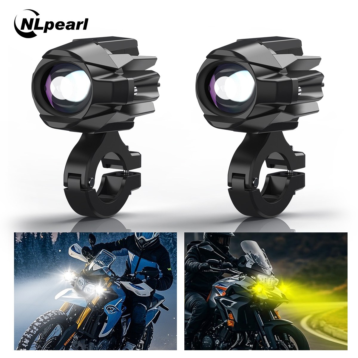 2025년형 S16은 오토바이 전기차 LED 물새형 안개등에 적합합니다. 12v-24v 적용 가능합니다., 1세트 28,600원