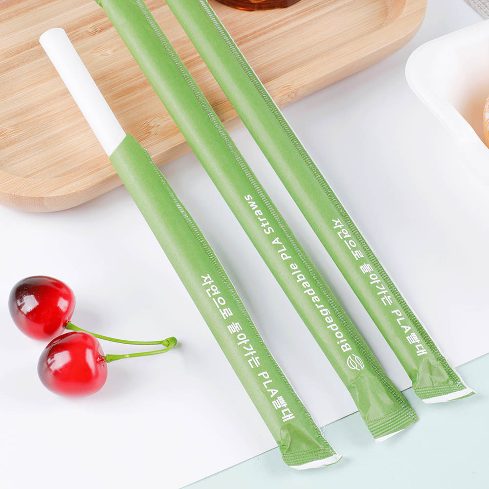 생분해 PLA 빨대 7x210mm 5000개 일반음료용 스트로우 6개월이면 자연으로 돌아가는 자연분해 빨대 82,720원