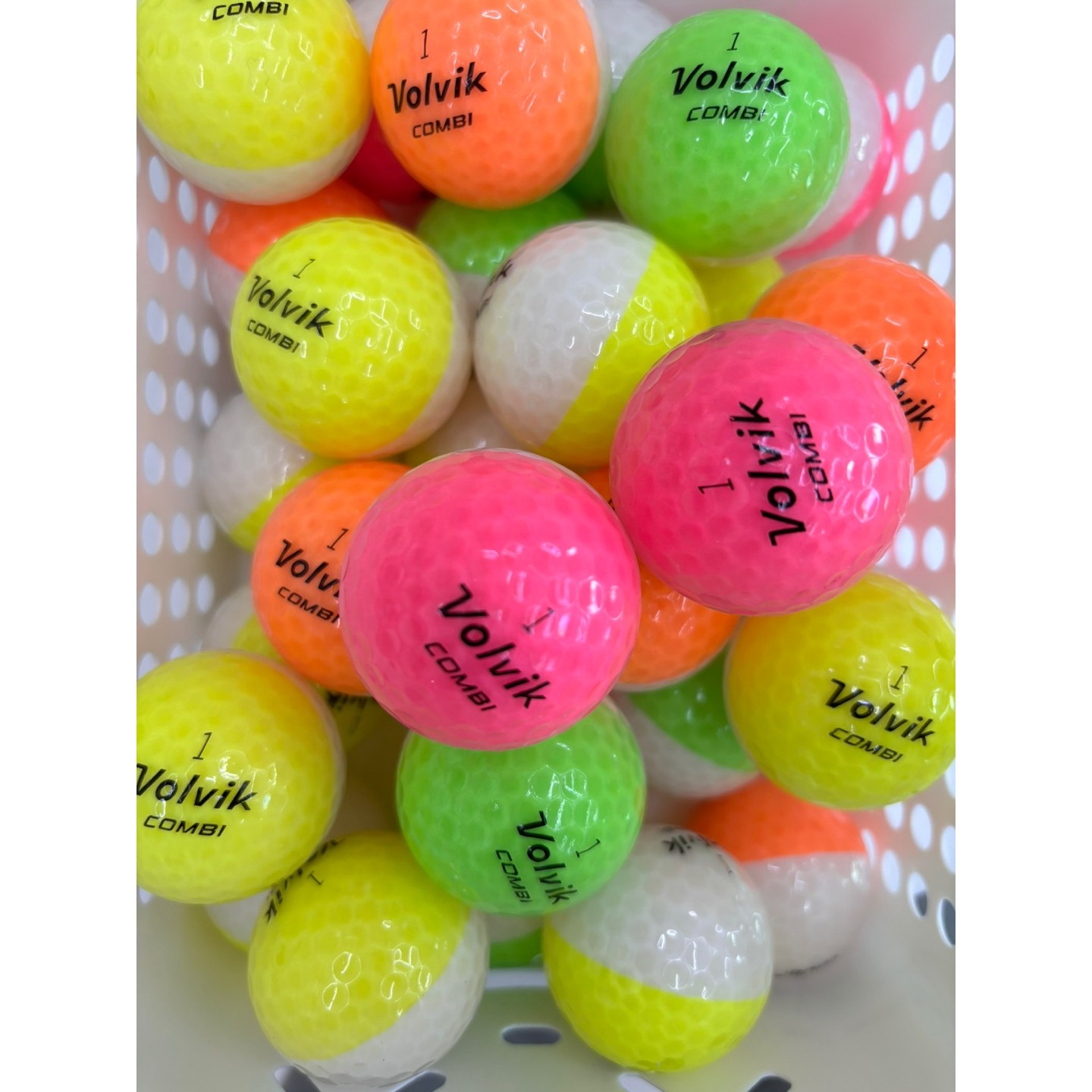 볼빅 반반볼 로스트볼 S급 크리스탈 콤비 골프공 3피스 디바이드 20,900원