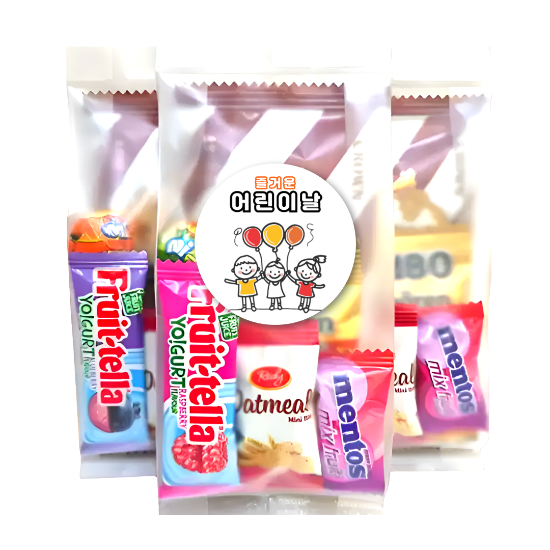 어린이집 생일 선물 답례품 [간식 6종세트] 학교간식 교회간식 모임간식 단체간식, 행복 간식세트, 1세트 1,390원