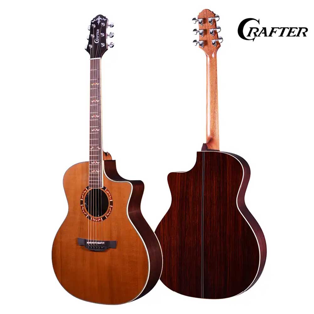 국산 크래프터 탑솔리드 통기타 GODINUS GCE VVS 탄화목 어쿠스틱기타 GA바디/EQ픽업장착/넥셋업 후 발송 749,000원