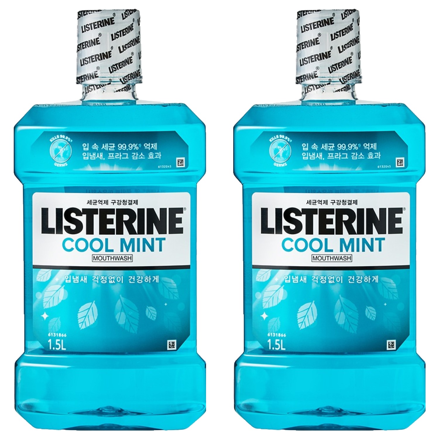 리스테린 쿨민트 구강청결제, 1.5L, 1개입, 2개 16,750원