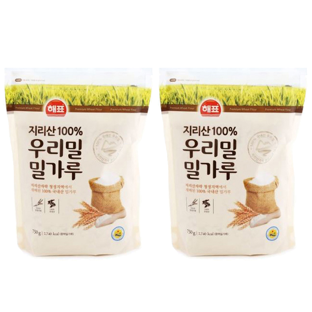 해표 지리산 100% 우리밀 밀가루 6,580원