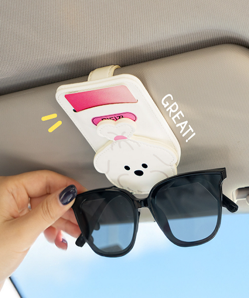 KAKAOFRIENDS PARTNERS 니니즈 죠르디 선바이저 클립 선글라스 거치대 482112 29,700원