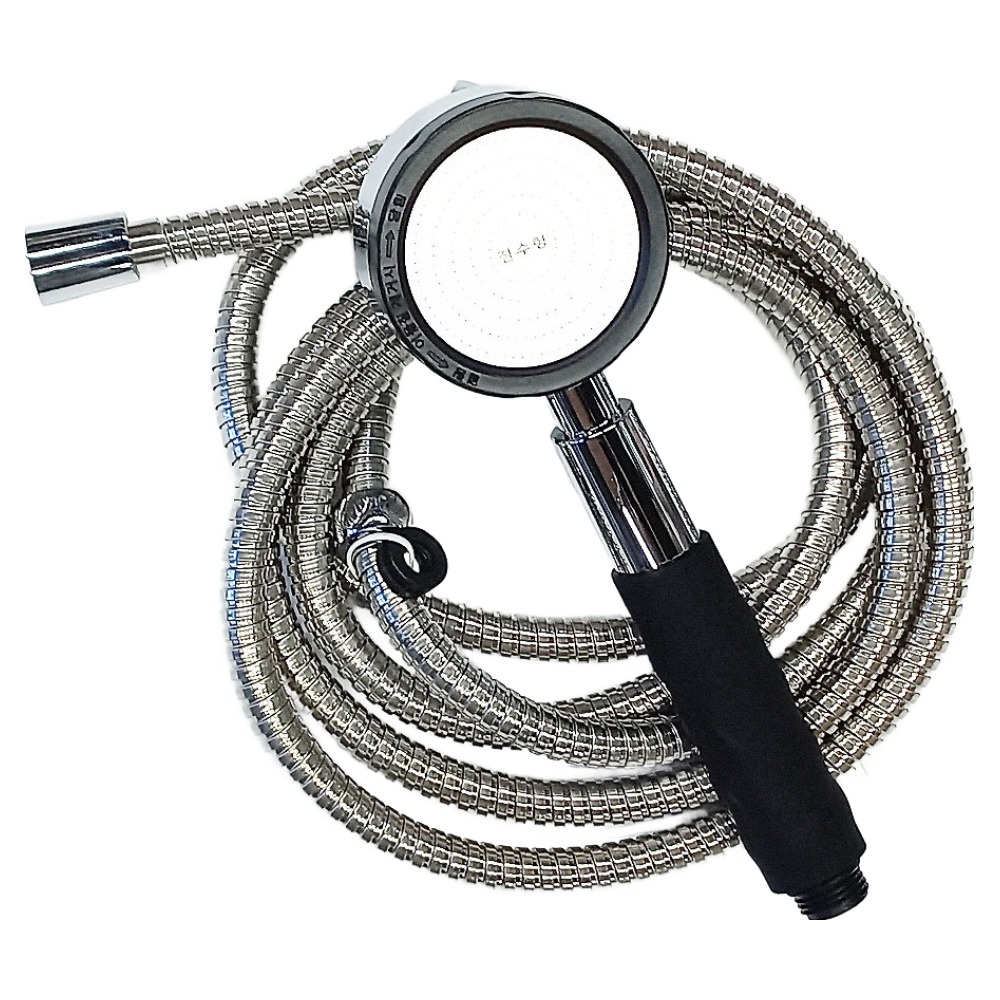 콤마드림 절수형 샤워기 헤드 + 3M 호스 세트, 1세트, 실버블랙 11,950원