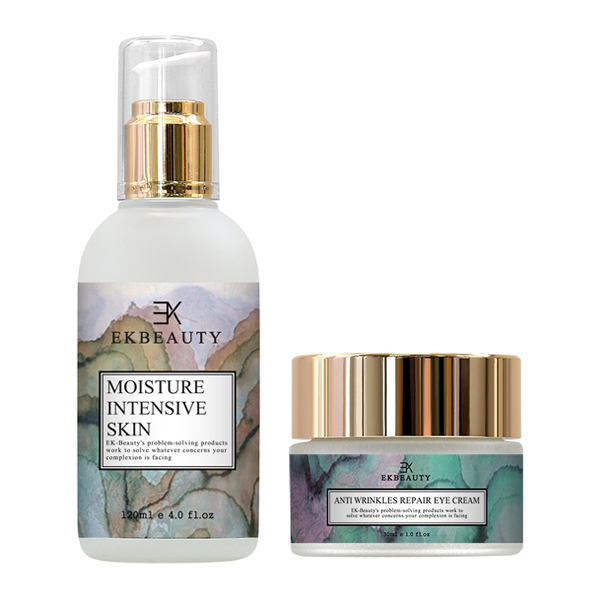 이케이뷰티 보습스킨  주름개선 아이크림 2종세트 보습과 눈가 눈밑 팔자주름 개선을 위한 세트구성 건조 탄력저하 노화피부 기능성 안티에이징 64,700원