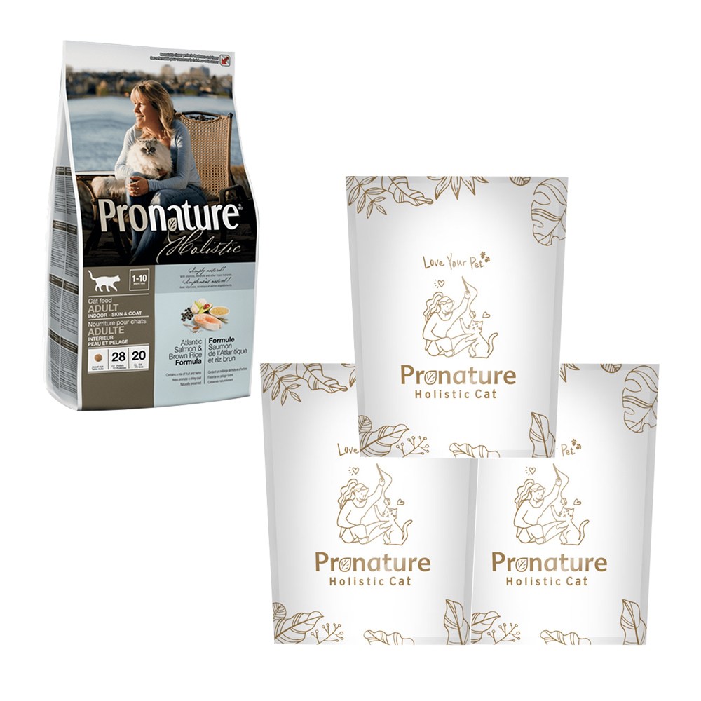 프로네이처 홀리스틱 고양이사료 샘플, 연어, 50g, 3개 3,000원