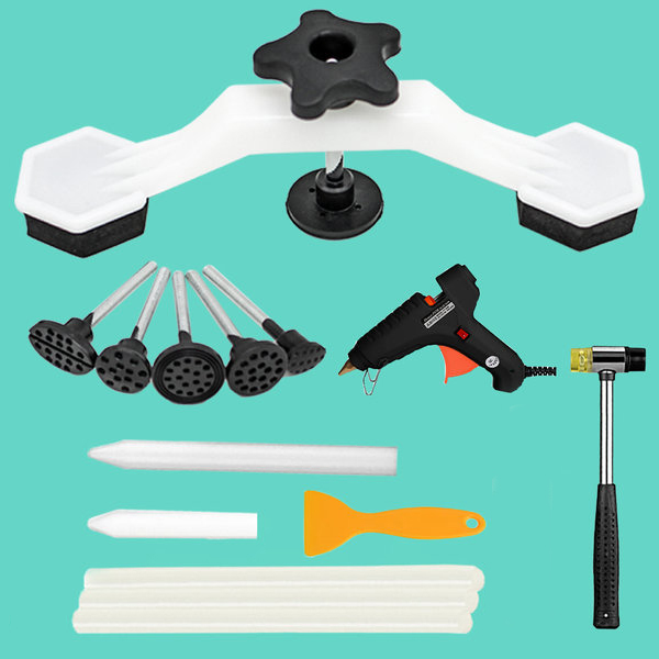 PowerPDR 브릿지리프트 + 글루건 자동차덴트 외형복원키트 셀프덴트 문콕시공 망치 레벨링용 펀치, 1개 21,800원