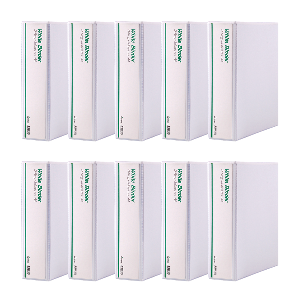 프로비즈 백색 투명 3공 D링 바인더 7cm 화이트 투명, 10개, 화이트투명 35,490원