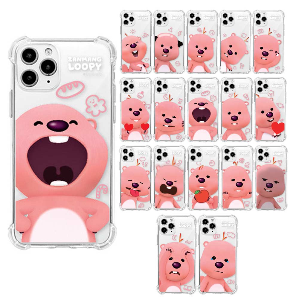 폰폰 갤럭시 S25울트라 (S938) 와하하 잔망루피 빅페이스 매력부자 투명 젤리케이스 16,900원