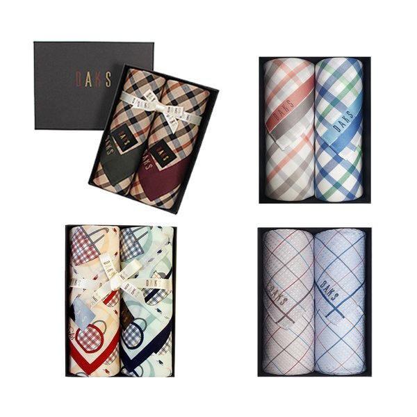 [국내매장] 닥스 남녀 손수건 2매세트 15종 택 1 30,100원