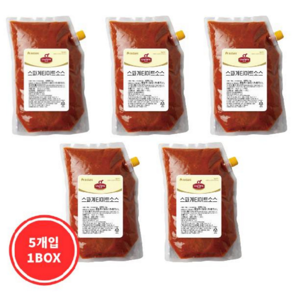 대상 쉐프원 스파게티 미트소스2kg 5개 1박스 55,470원