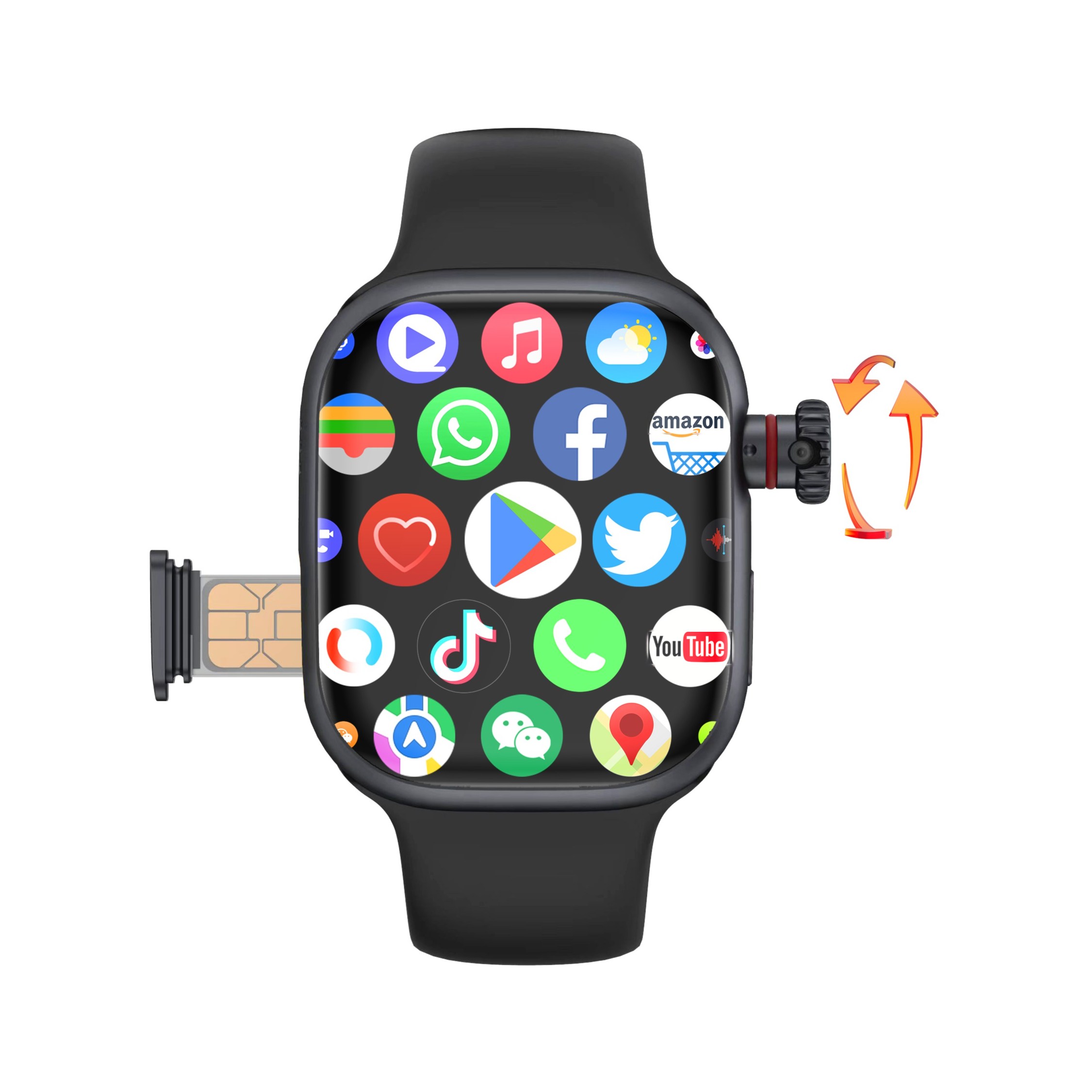 5G LTE 셀룰러 스마트 워치 회전 회전식 카메라 영상통화 가능 4G 독립형 카드 WIFI 연결 스마트워치. 84,830원