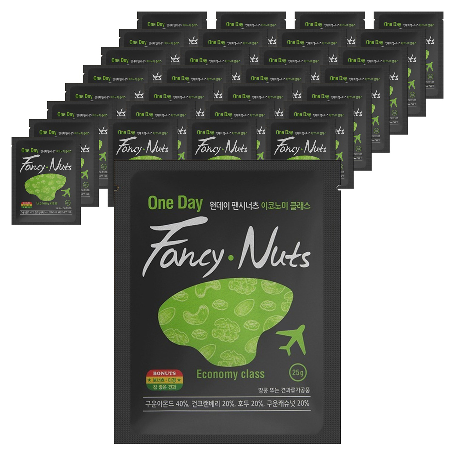 원데이 팬시너츠 이코노미 클래스 하루견과, 25g, 50개 37,000원