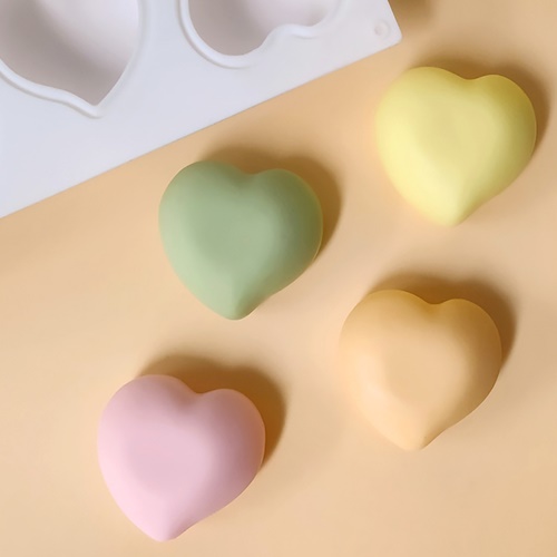 실리콘몰드 - 통통한 하트 8구 6,050원