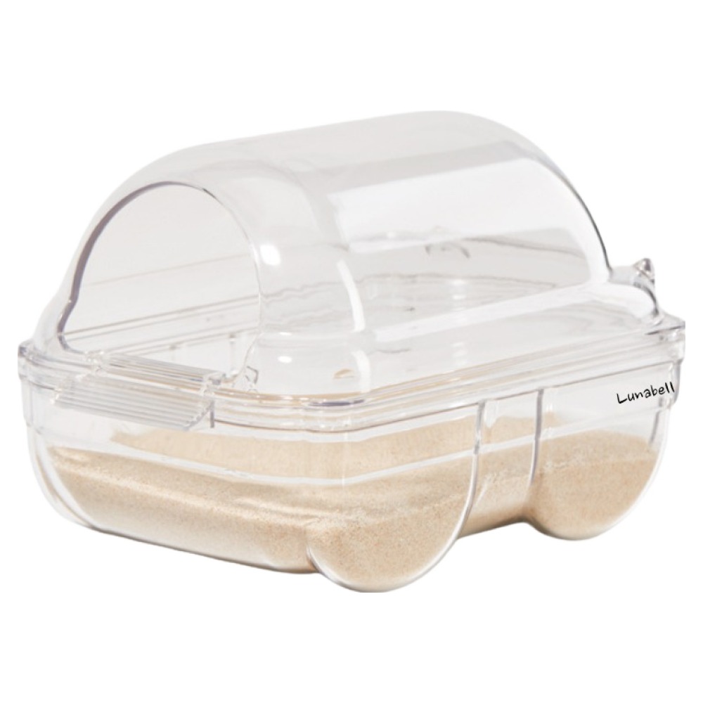 루나벨 햄스터 붕붕 목욕실 M 15.8 x 20 x 9.5 cm, 단일색상, 1개 7,000원