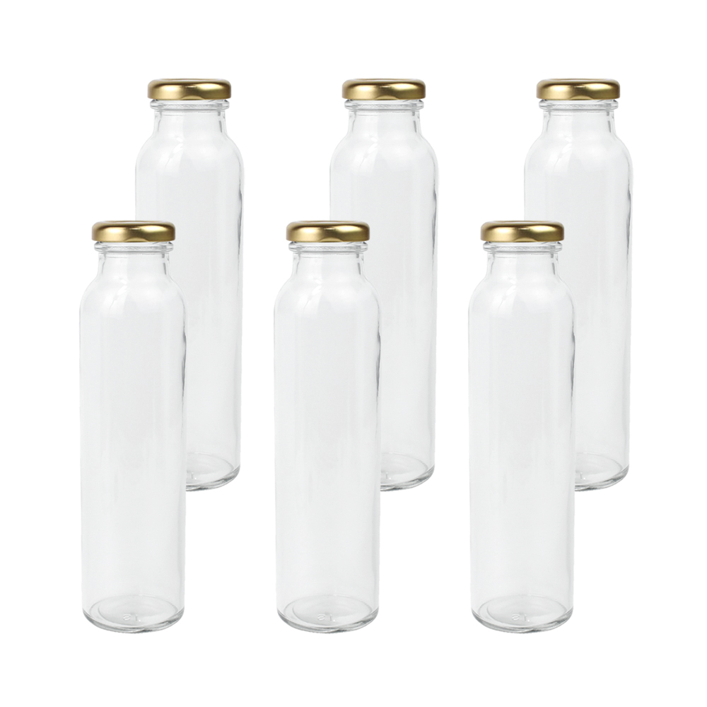 가인글로벌 일자음료300 유리병 골드캡, 300ml, 6개, 현재가 10,500원