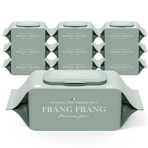 프랑프랑 플라스틱0% 써밋 저자극 아기물티슈 셀룰로오즈100% 캡형 60gsm 20,700원