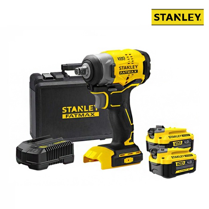 스탠리 SBW910M2K 충전 브러쉬리스 임팩트 렌치 전동 공구 20V 4.0Ah 216,400원