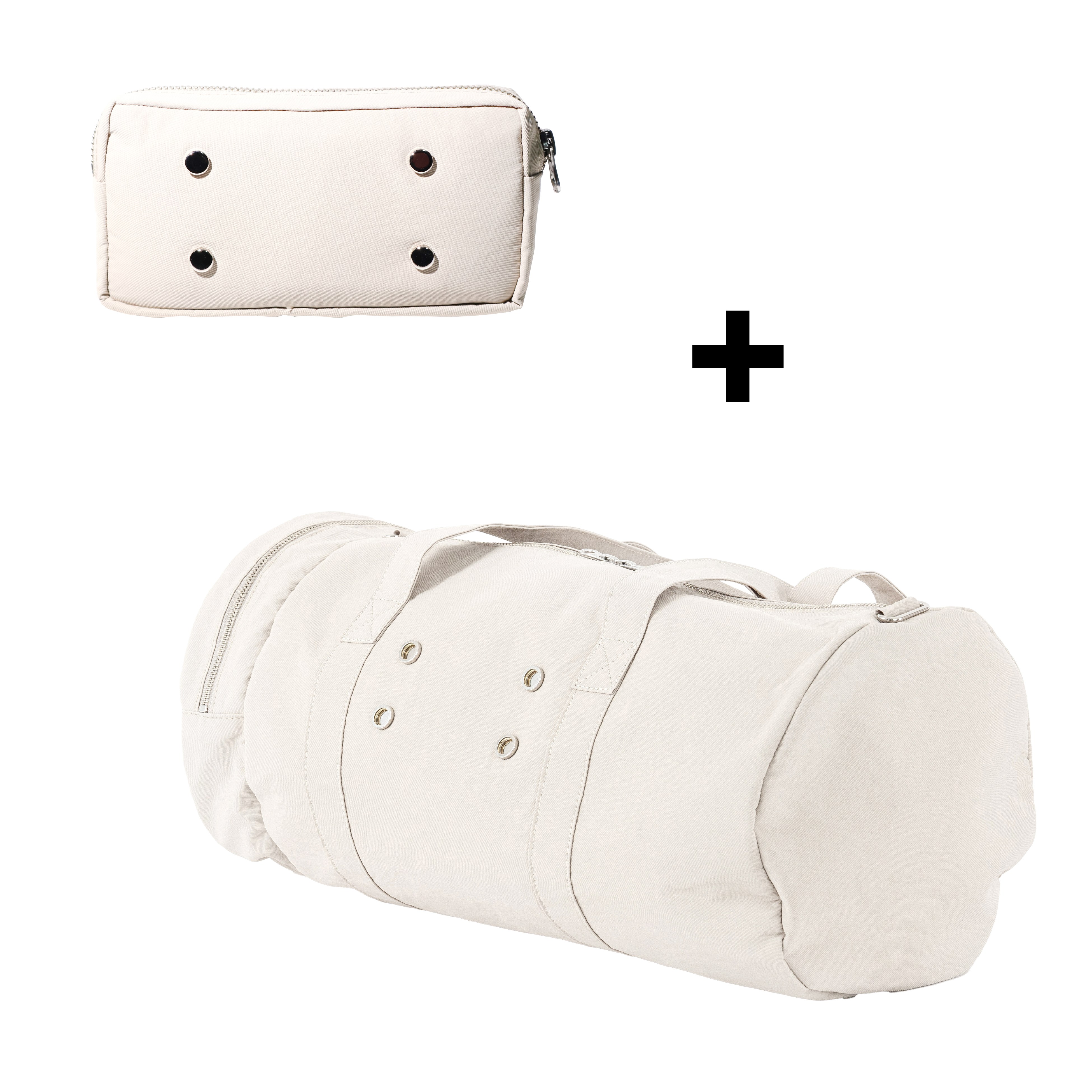 세틀하버 경량 더플백 파우치세트 크로스 스포츠 여행가방, 남녀공용, 1개, 베이지 34,900원