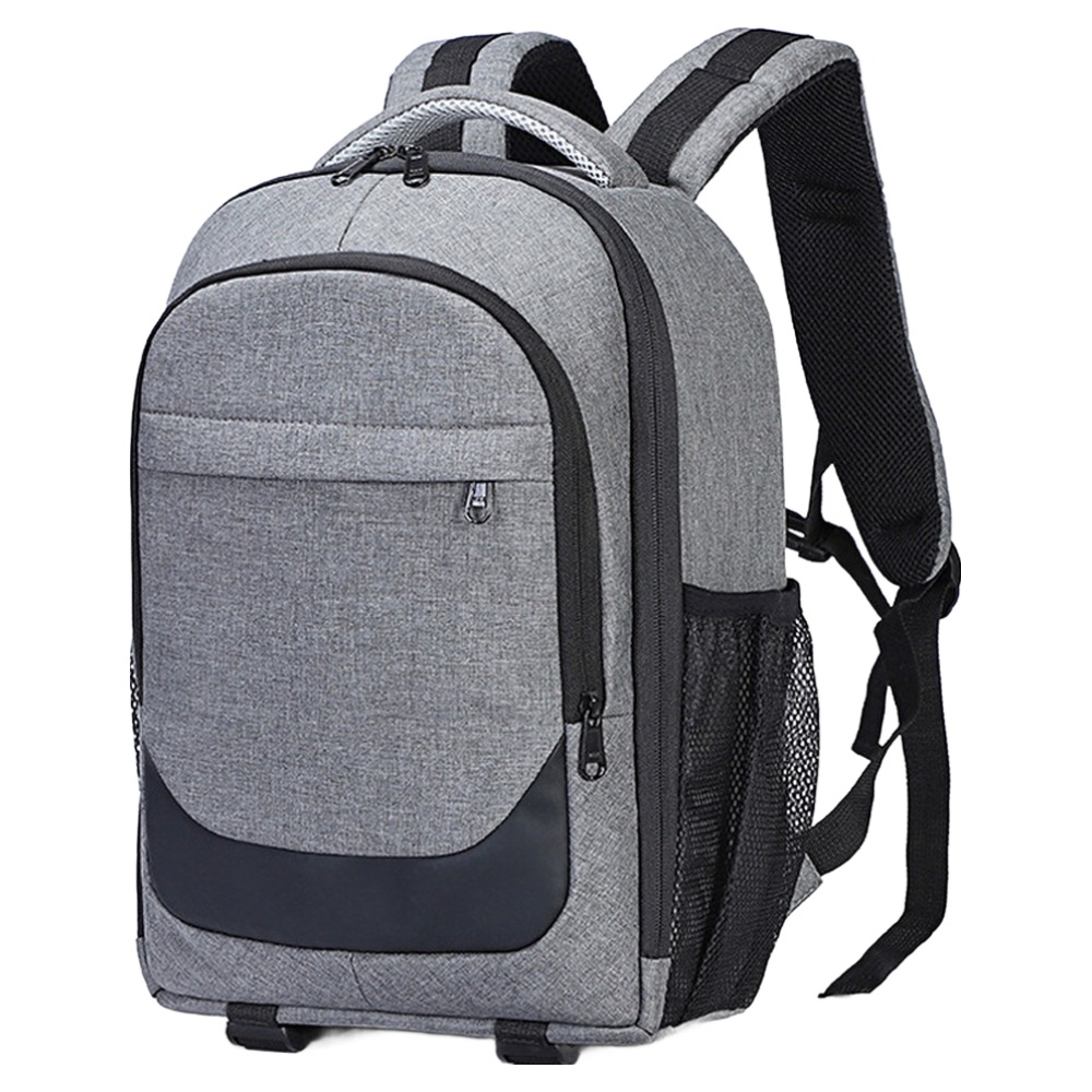 레인보우 모던 라이트 DSLR 카메라 백팩, 그레이, 1개 46,890원