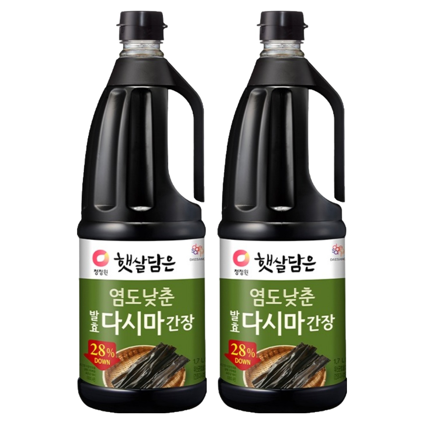 청정원 햇살담은 염도낮춘 발효다시마 간장 18,080원