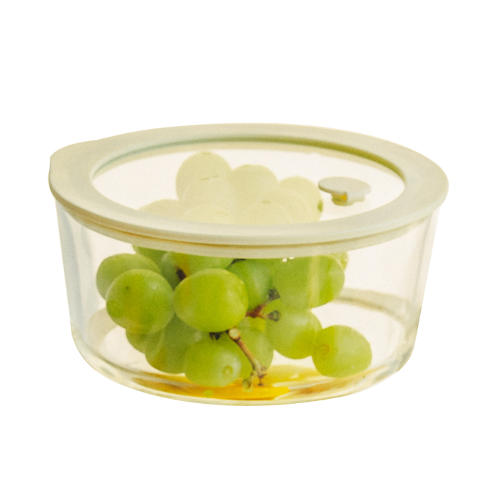 닥터하우스 글림 내열유리 밀폐용기 오븐 사용가능 원형 1650ml, 1개, 단품 13,000원