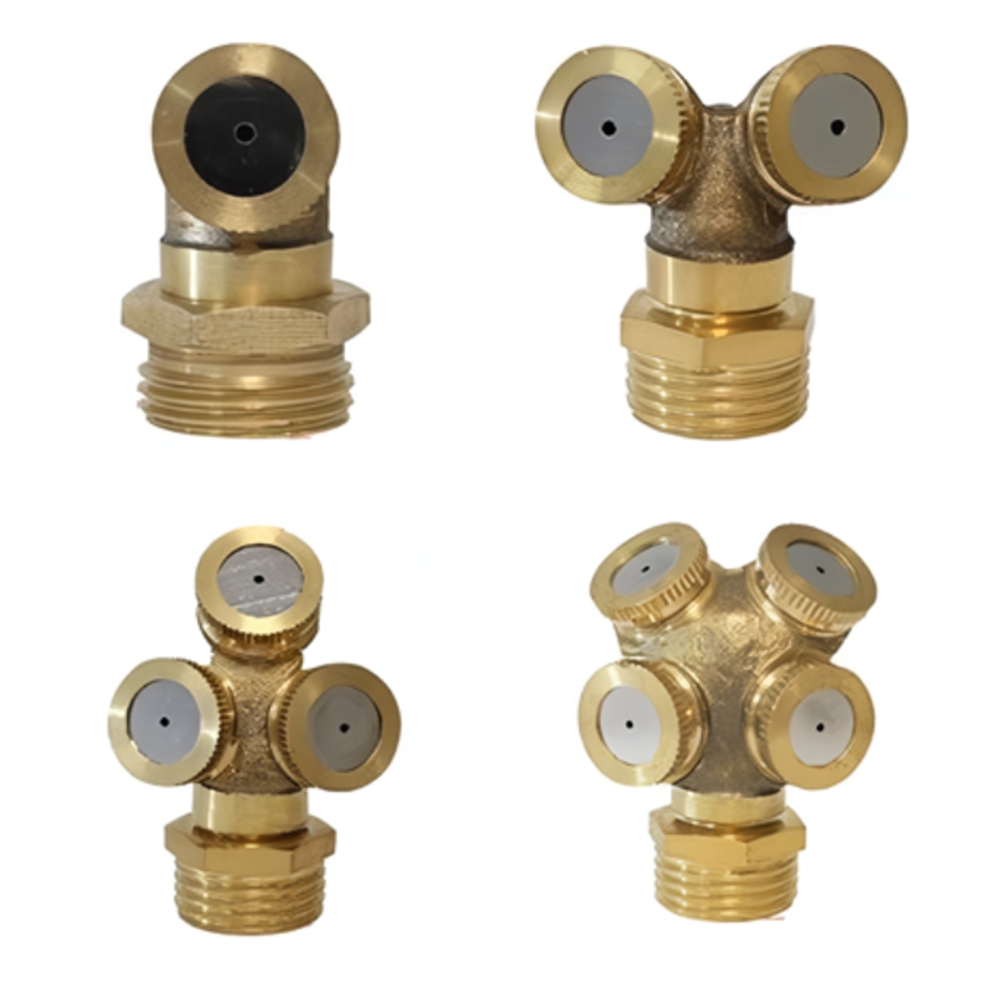 안개노즐 연무 미스트 분사 농약 분무기 약대 노즐 1구 2구 3구 4구, 1개 4,900원