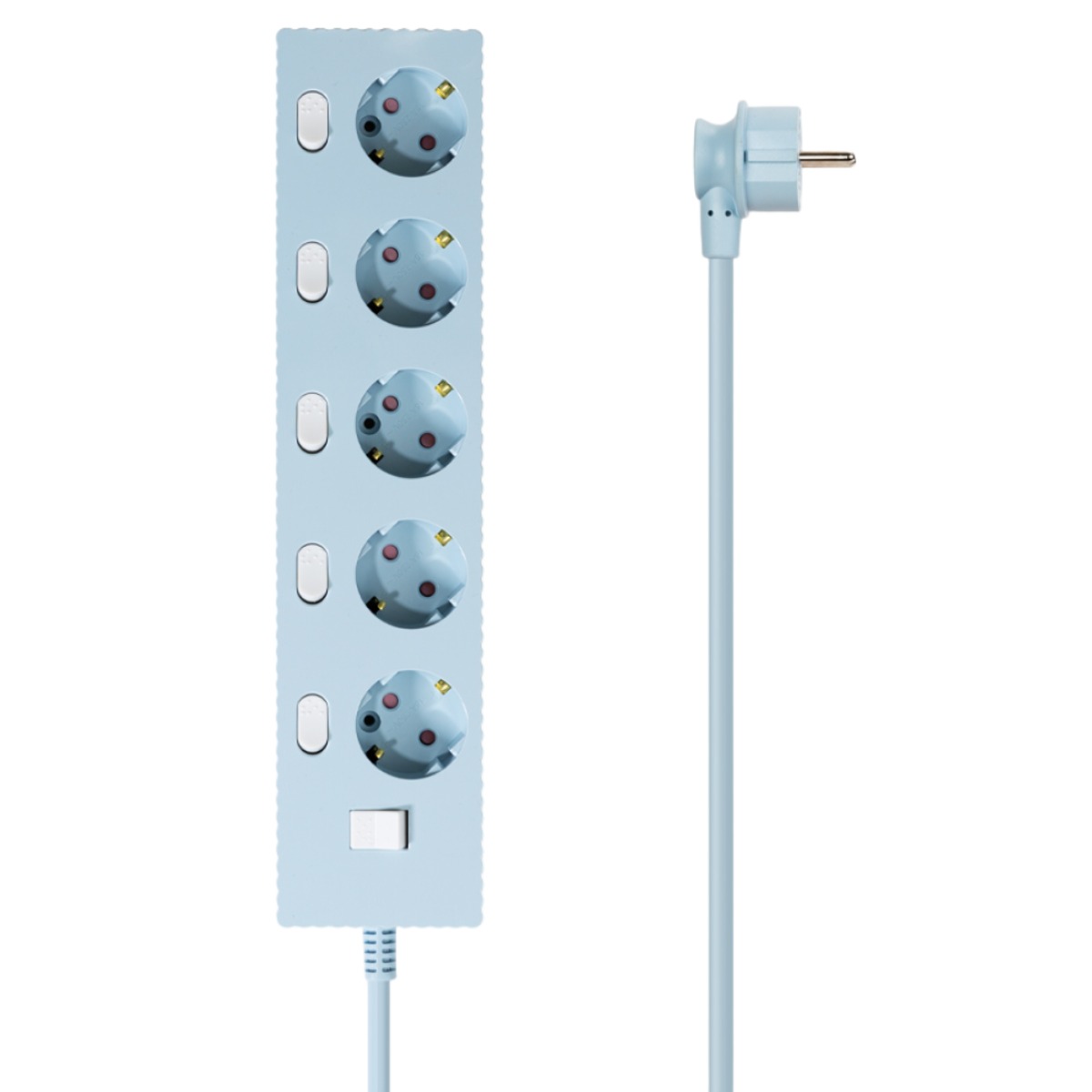 파워존 4000W 고용량 웨이브 개별스위치 과부하차단 5구 멀티탭 콘센트 50cm 1.5m 3m 5m 7m 28,170원