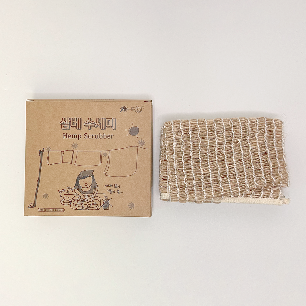 [예고은삼베] 국산 천연 삼베 수세미 3종 택 11,500원
