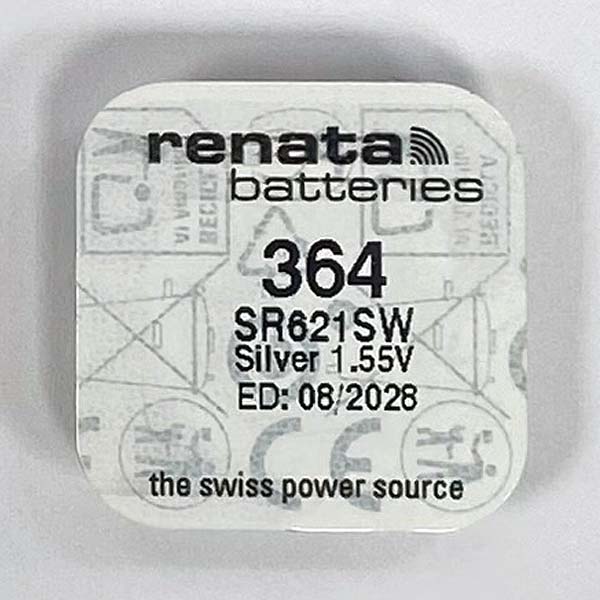 올파츠 SR 621 SW 364 레나타 시계전지 시계배터리 RENATA, 1개, 1개입 800원