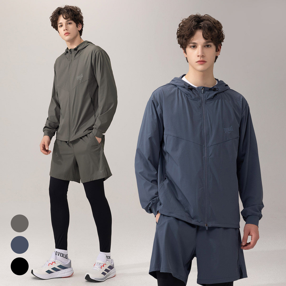 에버라스트 남자 러닝복 세트 런닝자켓 + 반바지 레깅스 108,500원