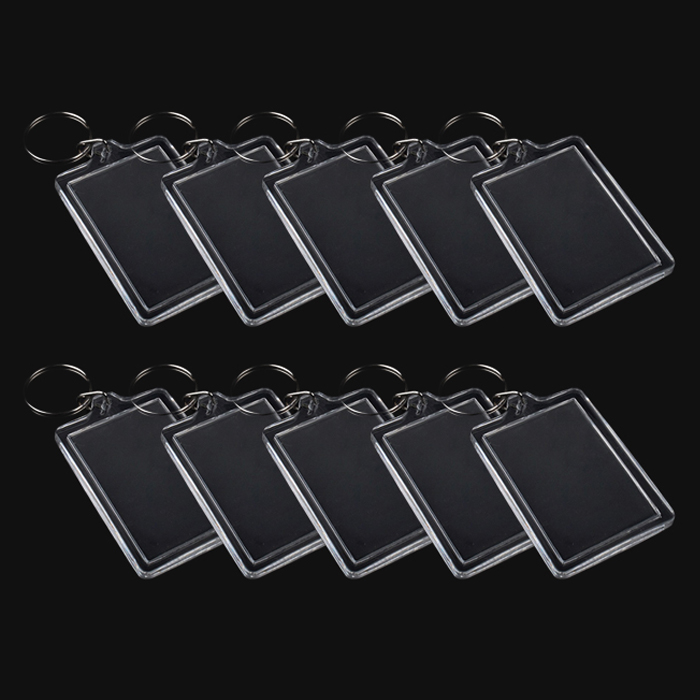 마다꾸미 투명 아크릴 액자 사진 열쇠고리 07 대형, 열쇠고리(단일색상), 10개 6,900원