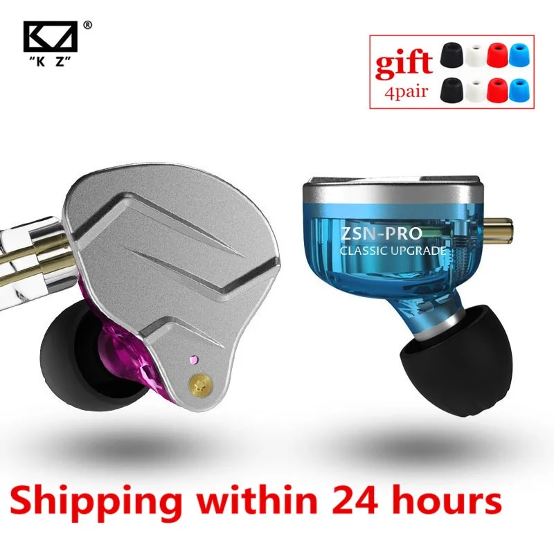 C타입 유선 이어폰 KZ-ZSN pro1dd + 1BA HIFI 메탈 하이브리드 저음 소음 차단 ZSN AS1 32,900원