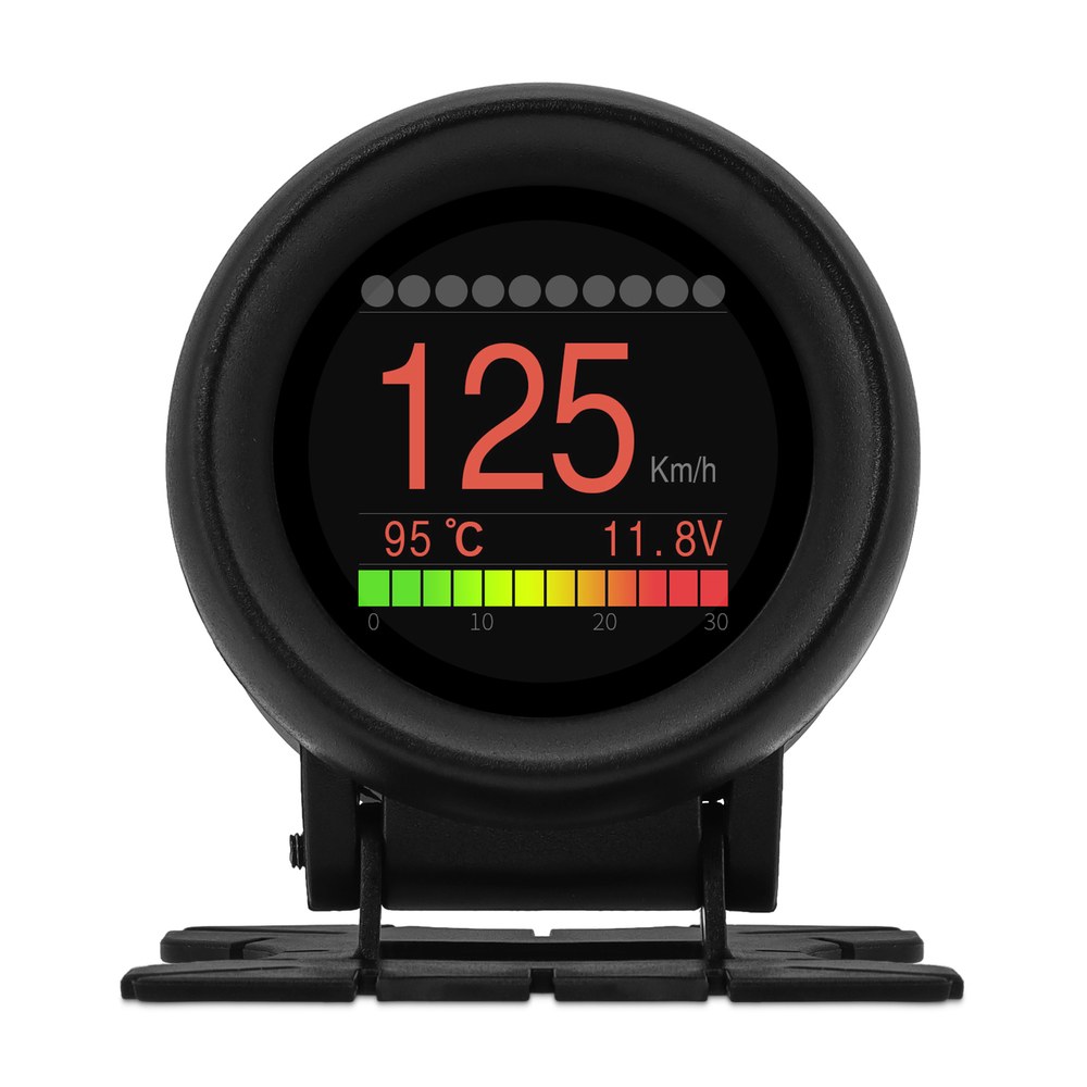 A205 헤드 업 디스플레이 온보드 컴퓨터 Obd2 속도 연료 소비 온도 게이지 스마트 디지털 다기능 측정기 49,700원
