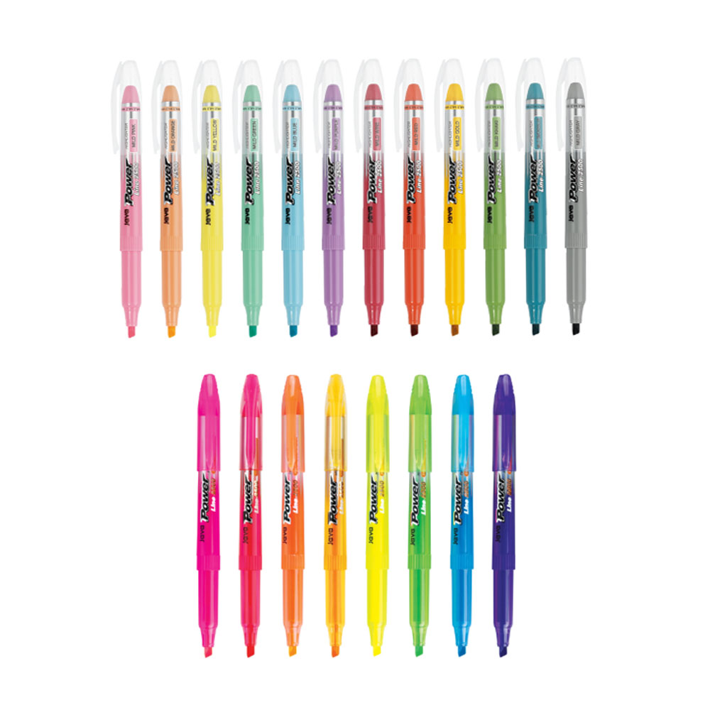 자바 파워라인 형광펜 (낱색낱개) 210원