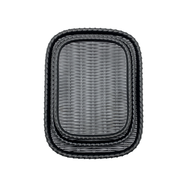 굿다이닝 대나무 패턴 채반 접시, 블랙, 1개 4,900원