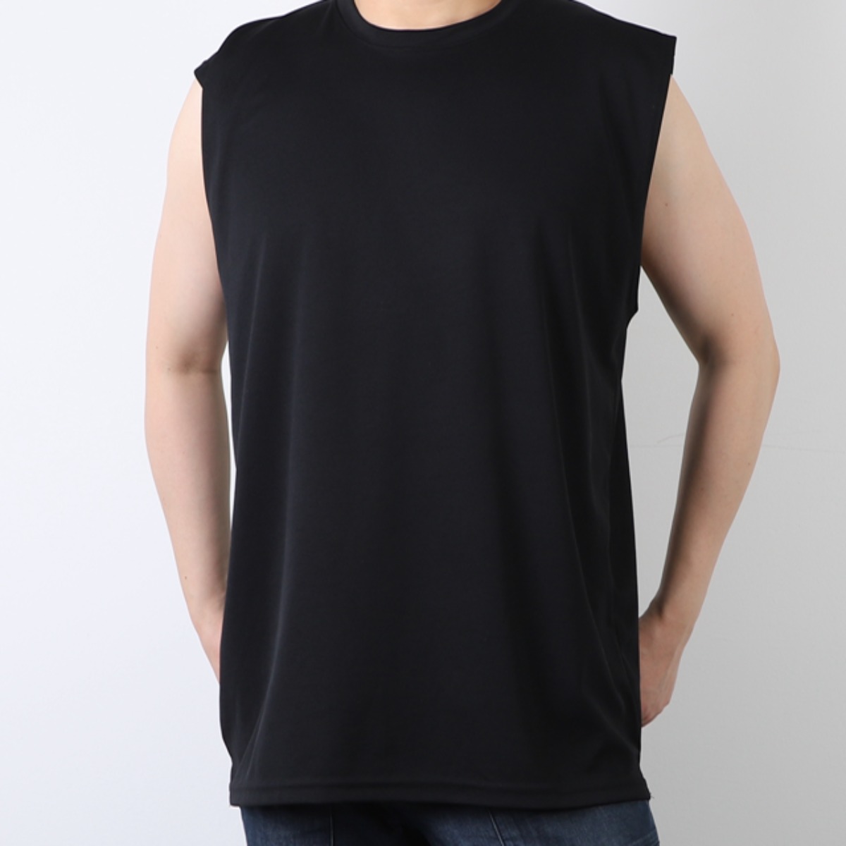 빅사이즈 남자 민소매 나시티 쿨티셔츠 기능성티셔츠 쿨론 쿨링 4XL 5XL 6XL 32,900원