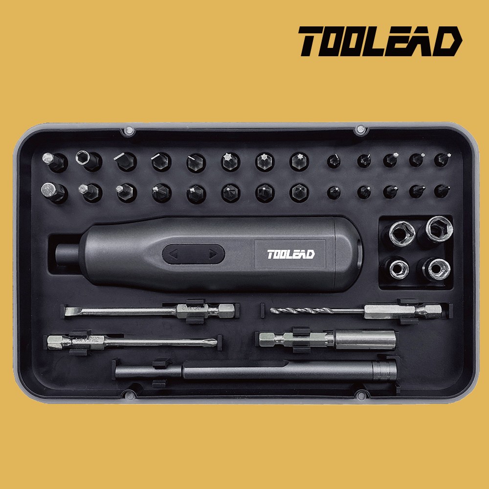 툴리드 44in1 미니 전동 정밀 드라이버 세트 LED 탑재 무선 충전식 가정용, 1개 39,900원