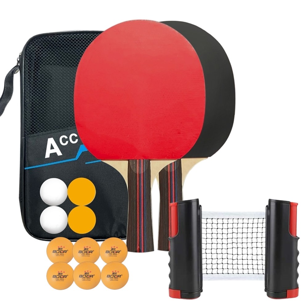 아클라 쉐이크 핸드 탁구채 + 초간편 원터치 탁구네트 +3성 탁구공10개 세트, 1개, 1개입 24,800원