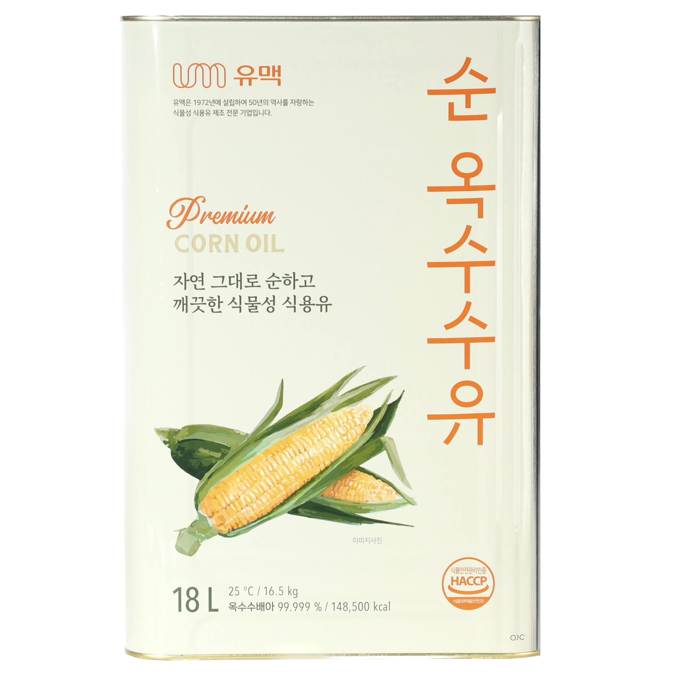 [쿠팡] 유맥 옥수수유 옥배유 업소용 식용유 18L 리터, 1개, 18L 53,900원
